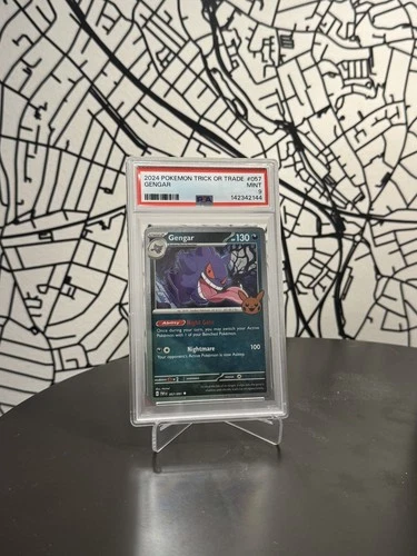 2024 POKEMON TRICK OR TRADE #057 GENGAR PSA 9