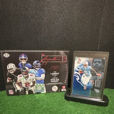 Topps 2025 Signature Class Calvin Ridley Titans Round Pick 26 #99 4/5