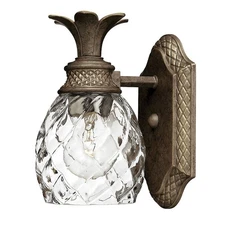 Hinkley Lighting Plantation 1 Light Bath Sconce, Pearl Bronze - 5310PZ