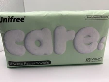 Unifree 60 count disposable face towel NEW
