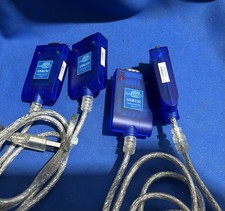 Serial Converter 9 Pin Adapter Cable PDA 3Ft Translucent USB 2.0 to DB9 RS232