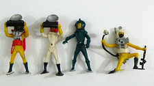 Lot Of 4 Charilea Marx Swoppet Spaceman Plastic Figures 961