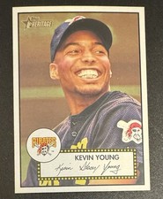 Kevin Young 2001 Topps Heritage SP #384 - Pittsburgh Pirates