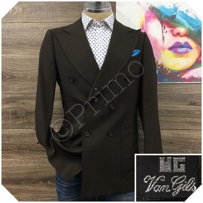 VINTAGE VAN GILS Mens Double Breasted Blazer Sport Coat Casual Jacket Size 38R