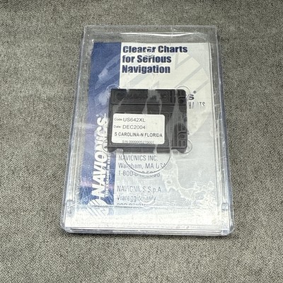 Navionics Nav Charts South Carolina - N Florida  US642XL XL DEC 2004 Card