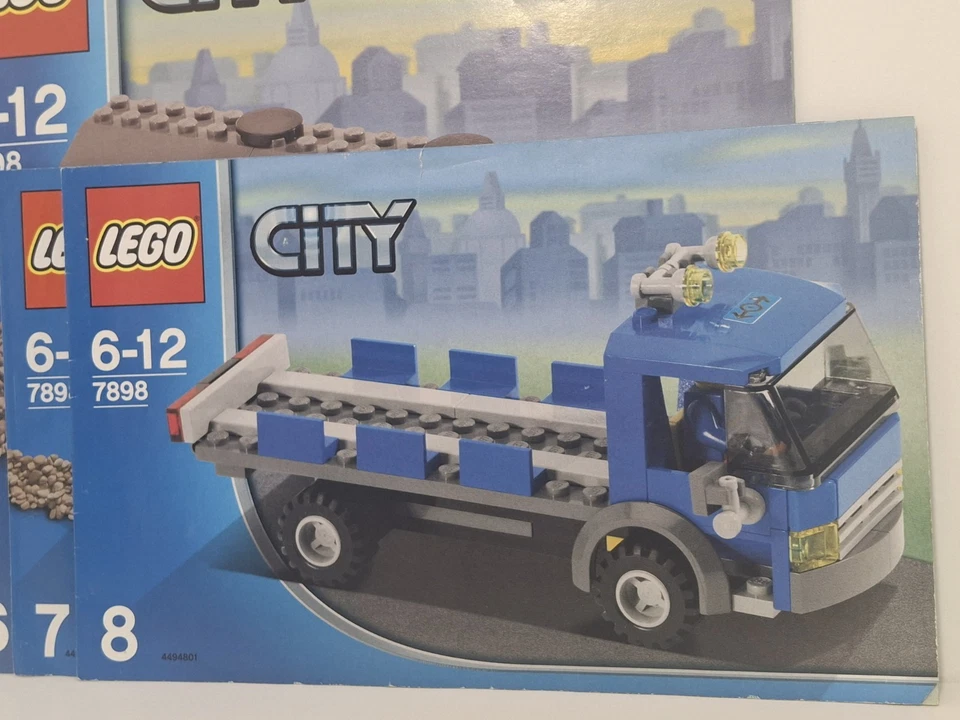 Lego Instruction Manual Only For Cargo RC Train Deluxe Set 7898 - Image 3 of 3