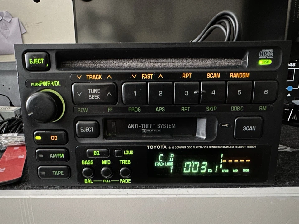 Toyota Celica ST185 &  Supra JZA80  MK4, Super Live Sound RARE : 86120-33110 - Image 2 of 4