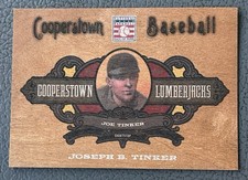 2013 Panini Cooperstown Collection Lumberjacks Joe Tinker #10 HOF