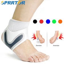 Left/Right Feet Sleeve Ankle Support Socks Compression Anti Sprain Heel Protecti
