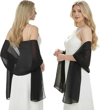 Women Shawl and Wraps for Evening Dresses Sheer Wedding Scarf for Bridal