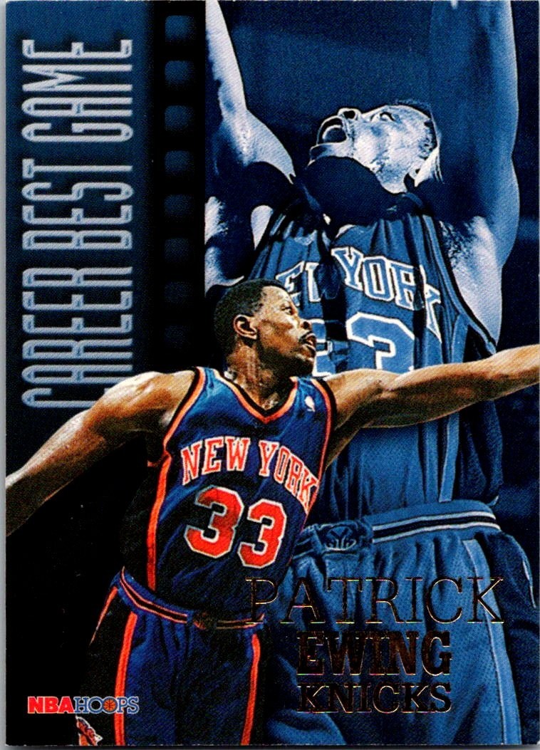 1996-97 NBA Hoops - Career Best Game Patrick Ewing #330