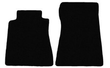 Vorne Autoteppiche für Mercedes C cl W201 1982-1993, Schwarz Velour