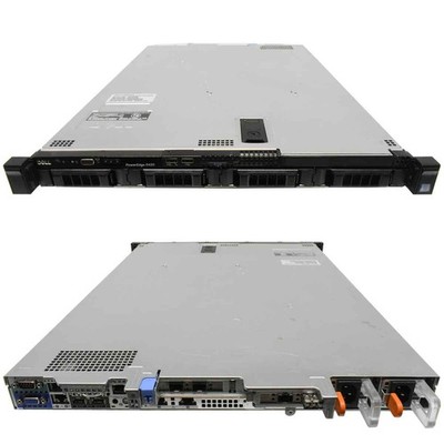 Dell PowerEdge R430 Server ohne CPU RAM DDR4 RAM 2x Kühler 4xLFF 3.5'' 1U 1HE 19''