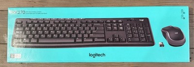 Logitech MK270 Full Size Wireless Keyboard and Mouse Combo complete Sealed
