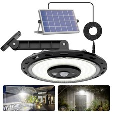 Solar Light Indoor Outdoor, 3000LM Solar Shed Light Rotation Design, Waterpro...
