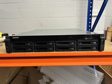 TS-879U-RP QNAP 8 Bay NAS 4GB Memory Intel i3 CPU Fully Tested Minor Damage 