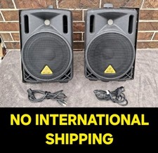 A PAIR OF Behringer Eurolive B208D 200 Watt 2-Way Active PA Speaker System