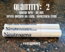 Neutrogena Healthy Lengths Lash + Brow Enhancer Serum (2 qty)  .08 oz. Tubes NEW