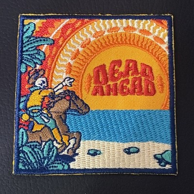 The Grateful Dead Patch DEAD AHEAD & Co MEXICO Music Embroidered Iron On 2.5 