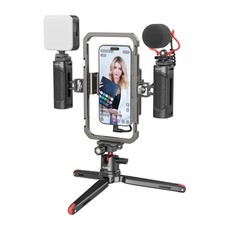 Universal Phone Video Rig Kit for iPhone, Smartphone and Cameras, Phone Stabi...