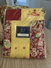 C&F Enterprises Twin Luxury Oversized Quilt 66"x86" Tatiana Cotton Boho NEW