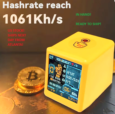 #ad NMMiner Smart TV 1060KH s Fast Nerdminer v2 ESP32 BTC SOLO Lottery Miner Board $39.99