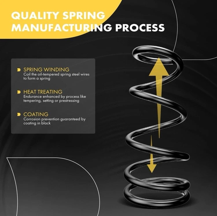 2pcs Coil Spring Set Rear for Honda Pilot 2003-2008 Acura MDX 2003-2006 V6 3.5L Foto 2 de 4