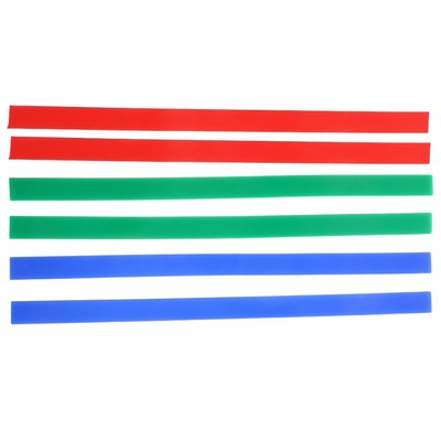  6 Pcs Silicone Measuring Dough Strip Rolling Pin Guide Baking Ruler Cookie