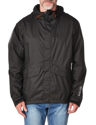 Workwear Herren Regenjacke Waterloo 70127 Wetterschutz Jacke 990 L, Schwarz, ...