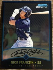 2011 Bowman Chrome Throwbacks Nick Franklin BCT4 Seattle Mariners MLB