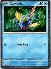Carvanha - Scarlet & Violet Black Star Promos (NM) Holo 93/102