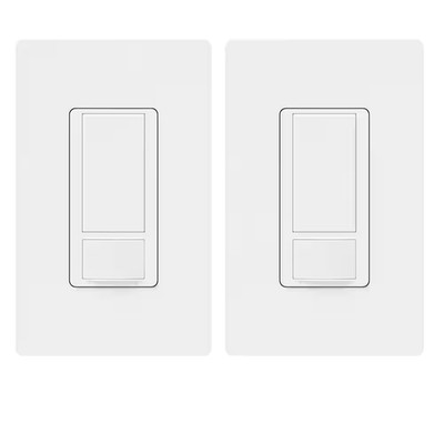 Maestro Motion Sensor Switch with Wallplate, 2 Amp/Single-Pole, White (MS-O2S-2P