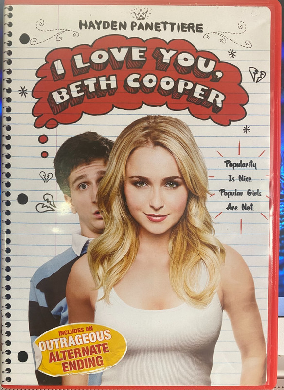 I Love You, Beth Cooper - DVD -  Hayden Panettiere *COMBINED SHIPPING DISCOUNT*