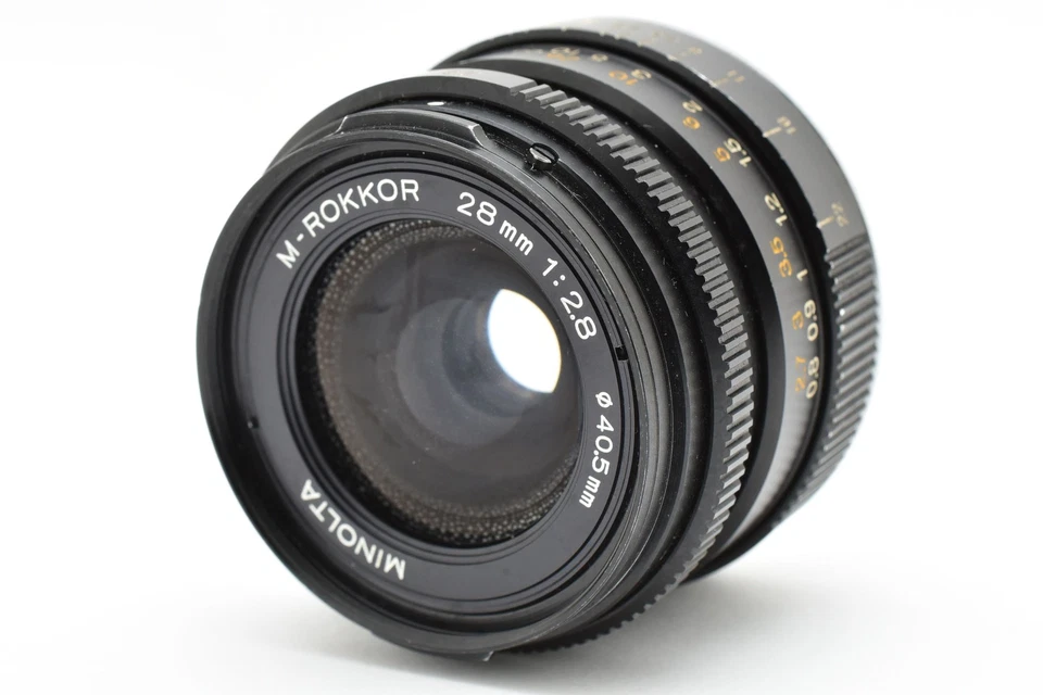 [Casi COMO NUEVO] Lente Minolta M-Rokkor 28 mm F/2,8 tardía para montaje CL CLE Leica M JAPÓN Foto 2 de 4