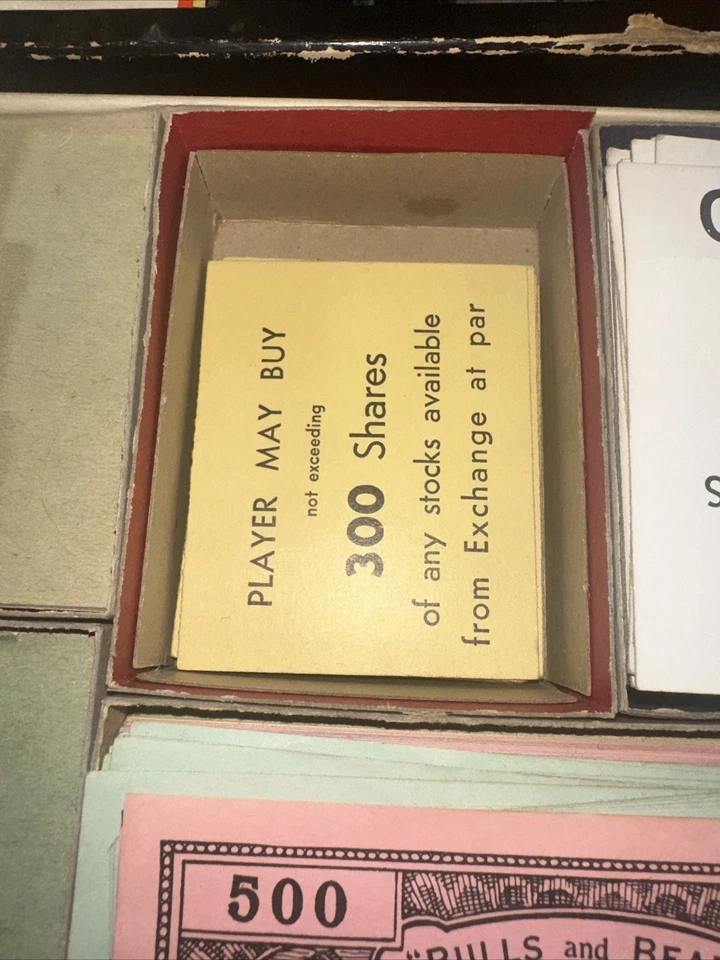 帕克兄弟公牛和熊证券交易所棋盘游戏大富翁罕见 — 第 2/4 张图片