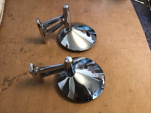 1962-66 Dodge Plymouth Chrysler All Exc. Imperial Out Side Mirrors OEM Pair 