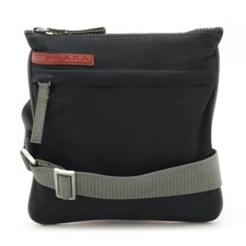 Prada Nylon Sport Line Shoulder Bag Women Black One Size
