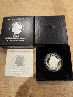2023 USA Morgan Dollar Silver Proof San Francisco USA
