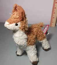Llama Plush Stuffed Animal Douglas Cuddle Toy 8" Brown & White Alpaca Plushie