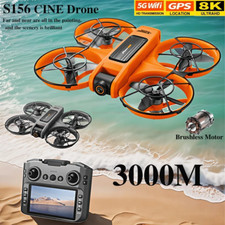 Drone GPS S156 8K, photographie aérienne HD, double caméra, quadrirotor télécomm
