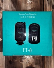 AODELAN FT-8 WIRELESS FLASH TIGGER SET TRANSMITTER  RECEIVER