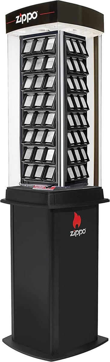 zippo 96個収納ケース Zippo Lighter Display 96 Piece Light and Motion Display | eBay