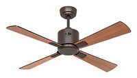 Energiespar Deckenventilator Fernbedienung Bronze Eco Neo 103 Cm Schwarz Teak