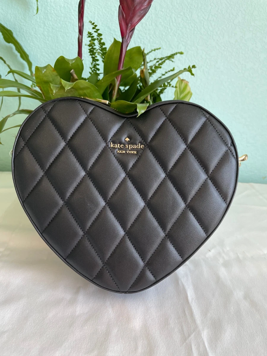 black heart purse