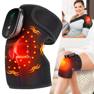 Knee Pain Relief Electric Heated Vibration Knee Massager Arthritis & Joint Pain Relief, Adjustable, FDA Approved Knee Pain Relief Electric Heated Vibration Knee Massager Arthritis & Joint Pain Relief, Adjustable, FDA Approved