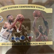 1996 Eastern Conference Finals Magic Bulls NBA Basketball Cards