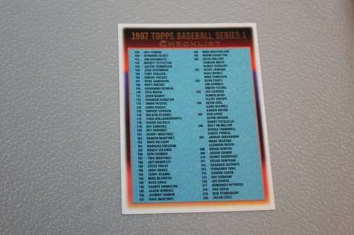 1997 Topps Baseball Complete Finish Fill Your List Set U-Pick #249-495 - Picture 57 of 498