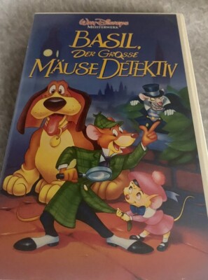 Basil, der grosse Mäuse Detektiv, VHS-Kassette, Walt Disneys Meisterwerk