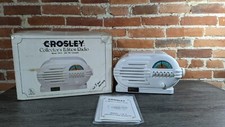 VTG CROSLEY CR-3 COLLECTOR'S EDITION AM/FM RADIO CASSETTE PLAYER WHITE NEW NOB