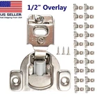 1/2" Overlay Soft Close Face Frame 105° Compact Cabinet Hinge Lot 1-50 pairs USA